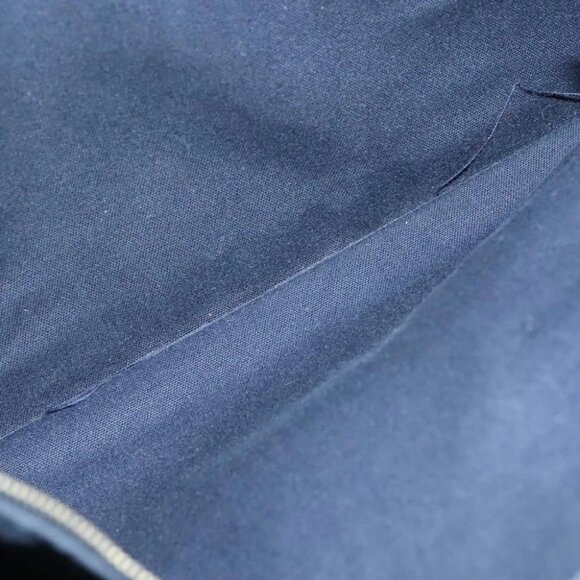 HERMES Fourre Tout MM Hand Bag Canvas Navy Auth ti3265 - Picture 8 of 16